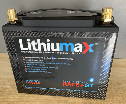 Lithiumax Carbon Series RACE+GT Bluetooth