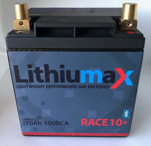 Lithiumax Carbon Series RACE10+ Bluetooth